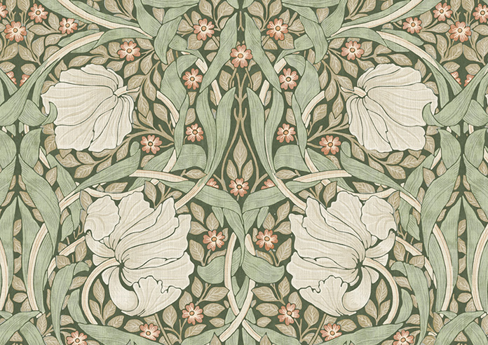 William Morris At Home Pimpernel, Nettle - Twist&Fit Roman Blind - Image 8